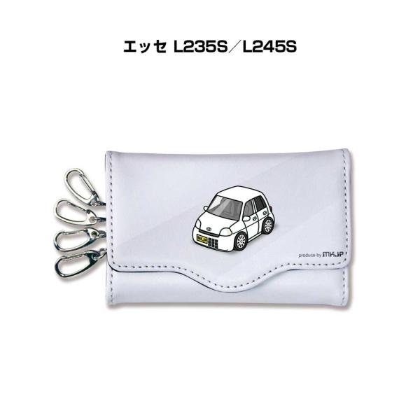 キーケース イラスト 車好き プレゼント 車 メンズ 男性 エッセ L235S／L245S  ゆうパ...