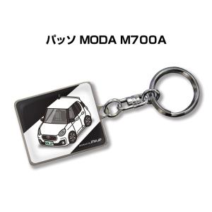 MKJP 車種別かわカッコいい キーホルダー トヨタ パッソ MODA M700A ゆうメール送料無料｜