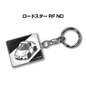 MKJP カスタムキーホルダー マツダ RX7 FD3S 車カラー：ホワイト ゆう