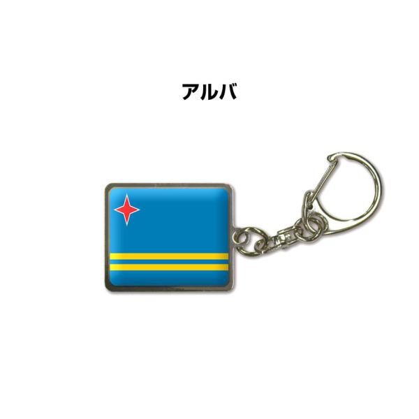 国旗キーホルダー 記念品 父の日 プレゼント 世界 贈り物 オリンピック 国旗 010 アルバ 送料...