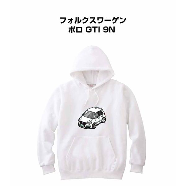 パーカー 車好き プレゼント 車 メンズ 誕生日 彼氏 男性 フォルクスワーゲン ポロ GTI 9N...