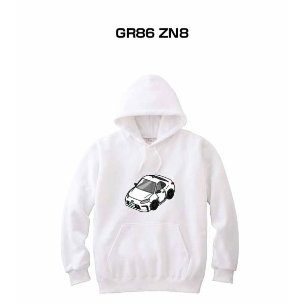 パーカー 車好き プレゼント 車 メンズ 誕生日 彼氏 男性 GR86 ZN8  送料無料