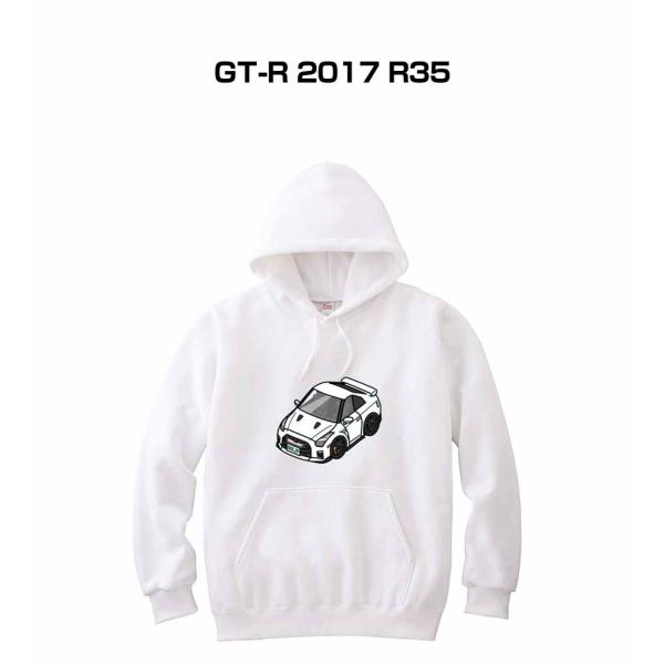 パーカー 車好き プレゼント 車 メンズ 誕生日 彼氏 男性 GT-R 2017 R35  送料無料