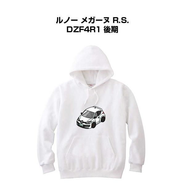 パーカー 車好き プレゼント 車 メンズ 誕生日 彼氏 男性 ルノー メガーヌ R.S. DZF4R...