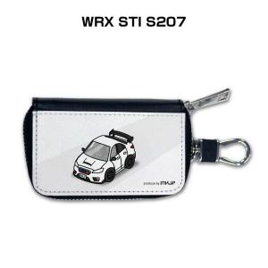 スマートキーケース 車 メンズ 彼氏 車好き 男性 納車 プレゼント 祝い スバル WRX STI S207 ゆうパケット送料無料｜mkjp