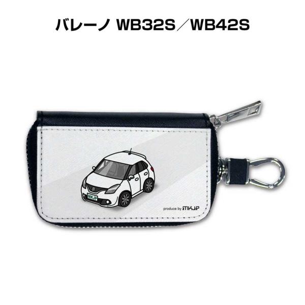 スマートキーケース 車 メンズ 車好き 男性 プレゼント バレーノ WB32S／WB42S ゆうパケ...