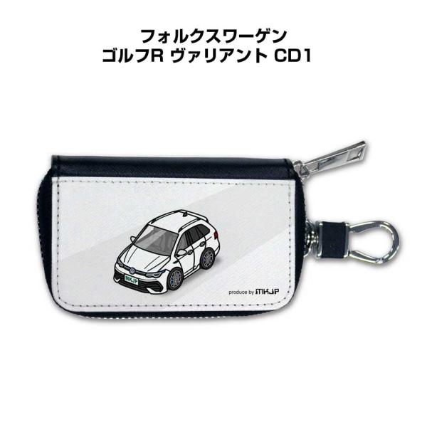 スマートキーケース 車 メンズ 車好き 男性 プレゼント フォルクスワーゲン ゴルフR ヴァリアント...