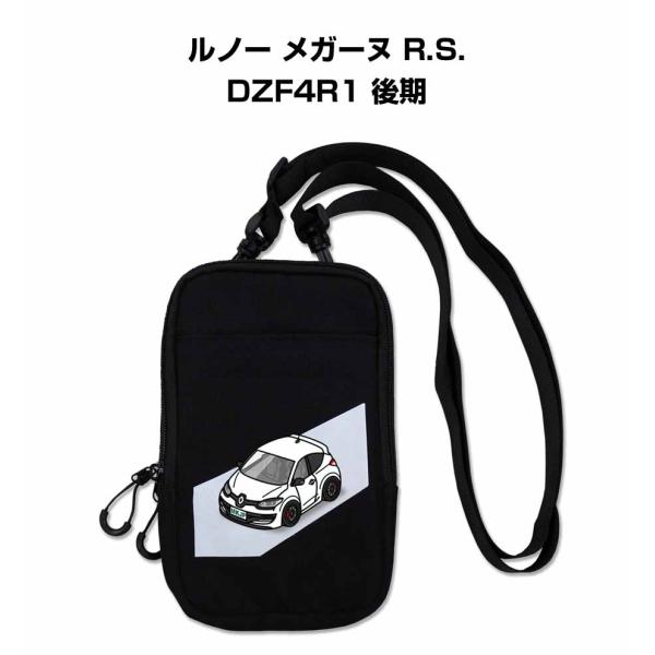 スマホショルダー バッグ スマホポーチ ショルダー ポーチ 車好き ルノー メガーヌ R.S. DZ...