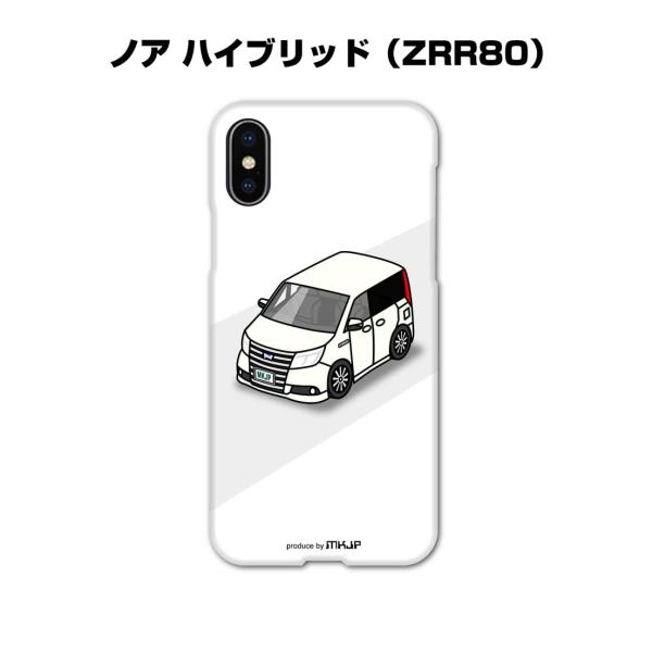 iPhoneケース ハードケース iPhone各種 車好き 祝い トヨタ ノア ハイブリッド ZRR...