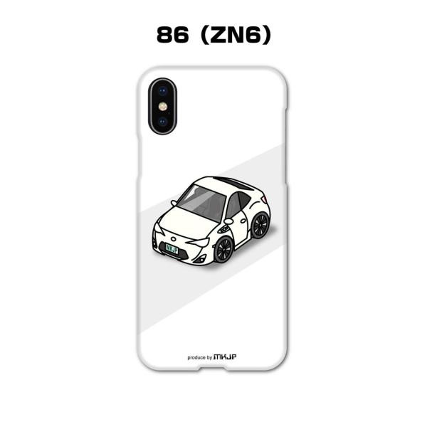 iPhoneケース ハードケース iPhone各種 車好き 祝い トヨタ 86 ZN6 ゆうパケット...