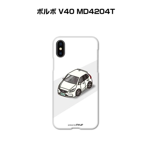 iPhoneケース ハードケース iPhone各種 車好き 祝い 外車 ボルボ V40 MD4204...