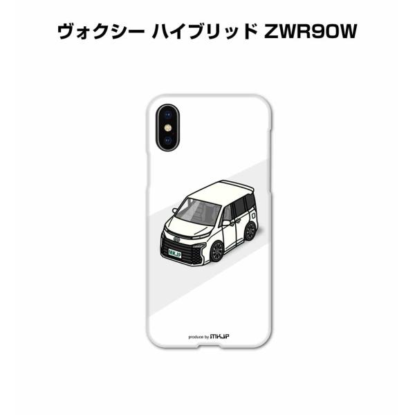 iPhoneケース ハードケース iPhone各種 車好き 祝い トヨタ ヴォクシー ハイブリッド ...