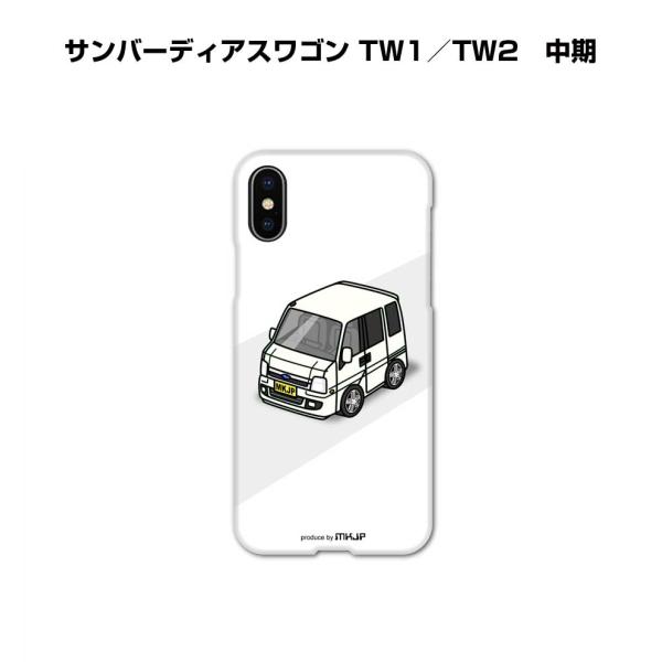 iPhoneケース ハードケース iPhone各種 車好き 祝い スバル サンバーディアスワゴン T...
