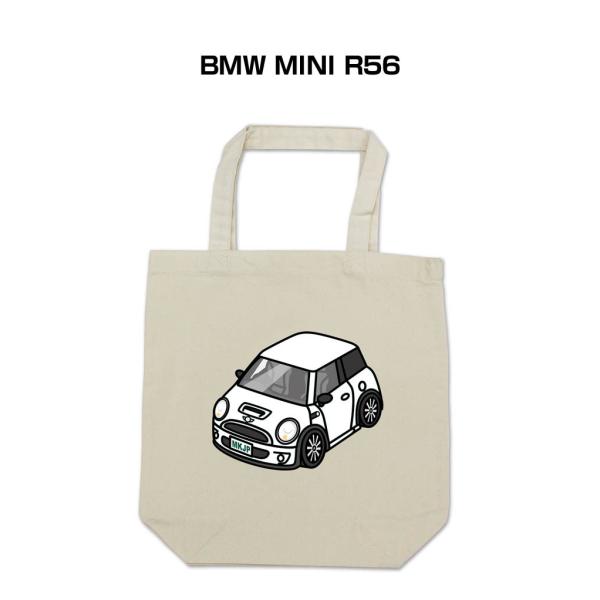 トートバッグ エコバッグ 車好き プレゼント 車 メンズ 男性 BMW MINI R56 ゆうパケッ...