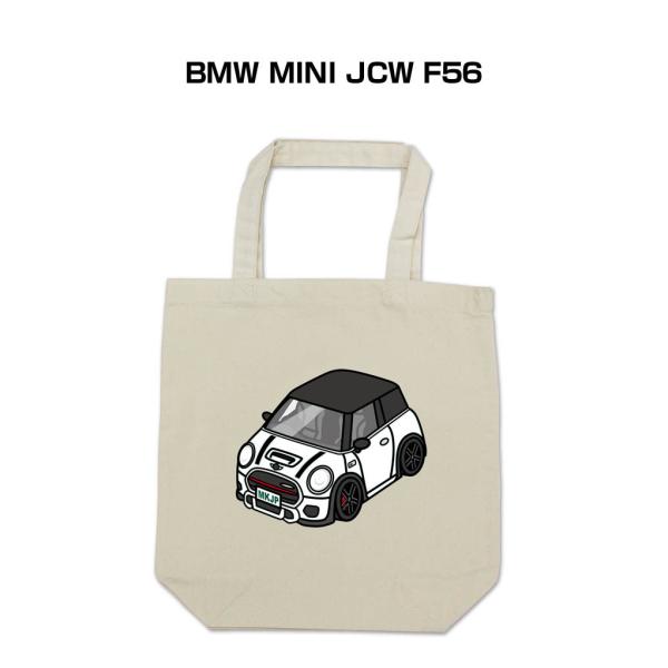 トートバッグ エコバッグ 車好き プレゼント 車 メンズ 男性 BMW MINI JCW F56 ゆ...