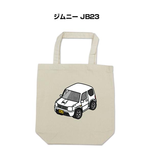 トートバッグ エコバッグ 車好き プレゼント 車 メンズ 男性 ジムニー JB23 ゆうパケット送料...