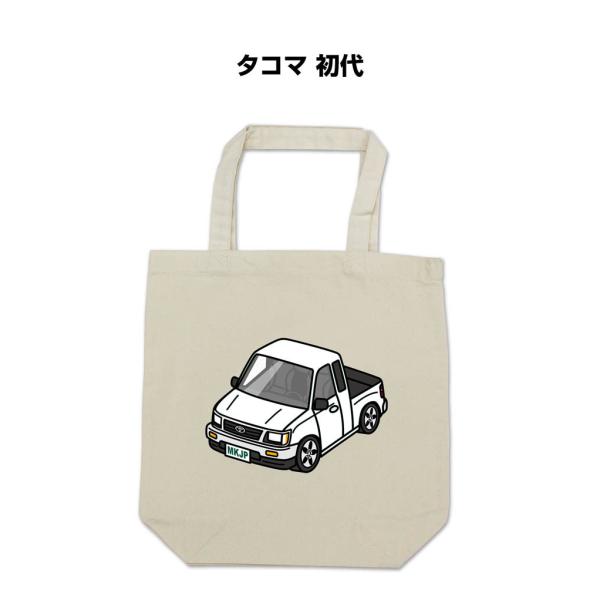 トートバッグ エコバッグ 車好き プレゼント 車 メンズ 男性 タコマ 初代 ゆうパケット送料無料