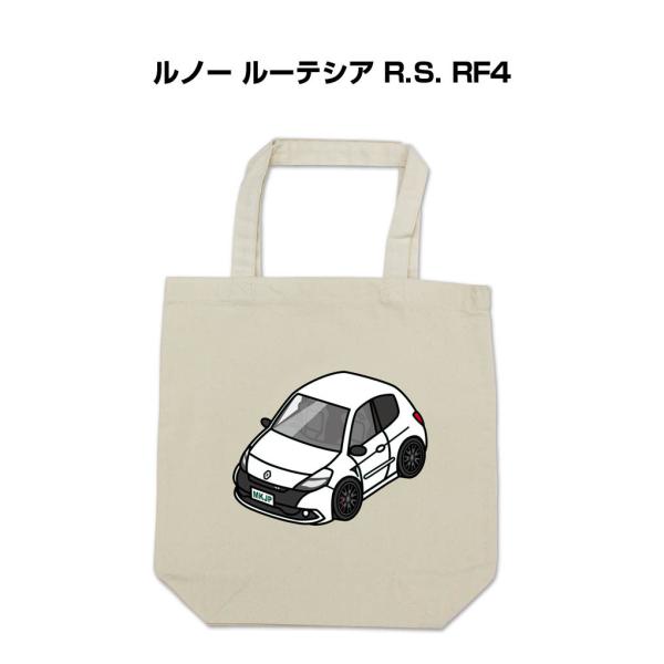 トートバッグ エコバッグ 車好き プレゼント 車 メンズ 男性 ルノー ルーテシア R.S. RF4...