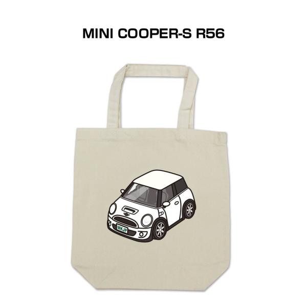 トートバッグ エコバッグ 車好き プレゼント 車 メンズ 男性 MINI COOPER-S R56 ...