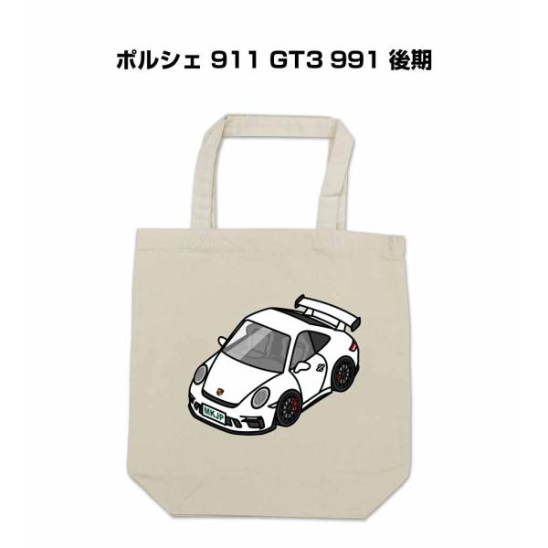 トートバッグ エコバッグ 車好き プレゼント 車 メンズ 男性 ポルシェ 911 GT3 991 後...