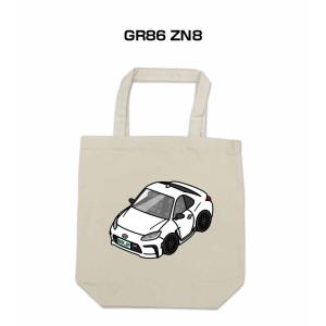 トートバッグ エコバッグ 車好き プレゼント 車 メンズ 男性 86 ZN6