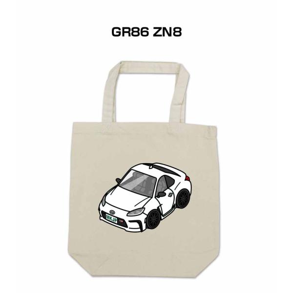 トートバッグ エコバッグ 車好き プレゼント 車 メンズ 男性 GR86 ZN8  ゆうパケット送料...