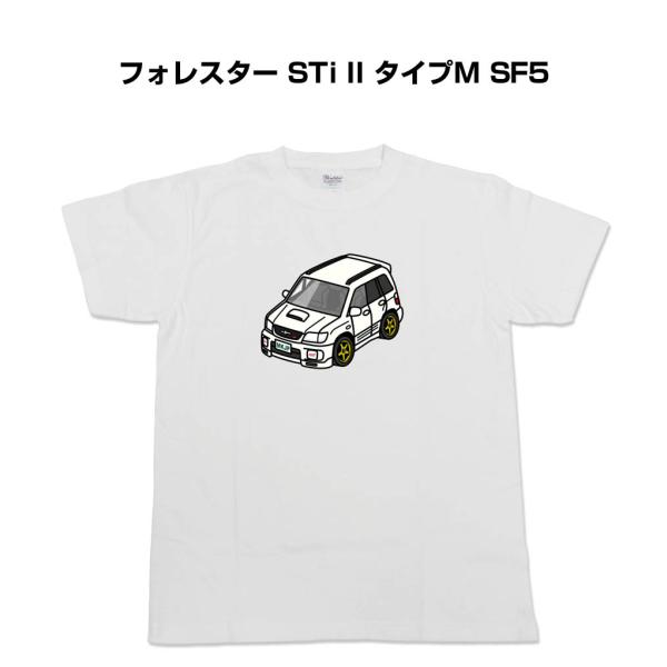 MKJP かわカッコいい Tシャツ スバル フォレスター STi II タイプM SF5 ゆうパケッ...