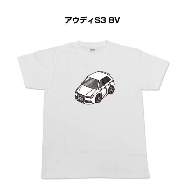 MKJP かわカッコいい Tシャツ 外車 アウディS3 8V ゆうパケット送料無料