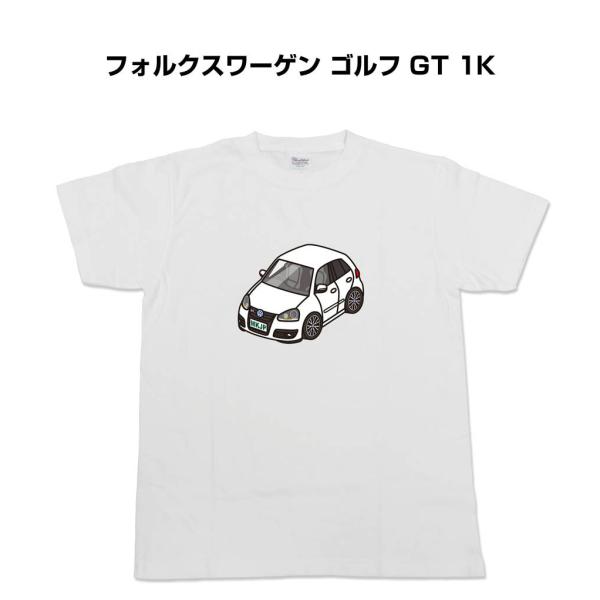 MKJP かわカッコいい Tシャツ 外車 フォルクスワーゲン ゴルフ GT 1K ゆうパケット送料無...
