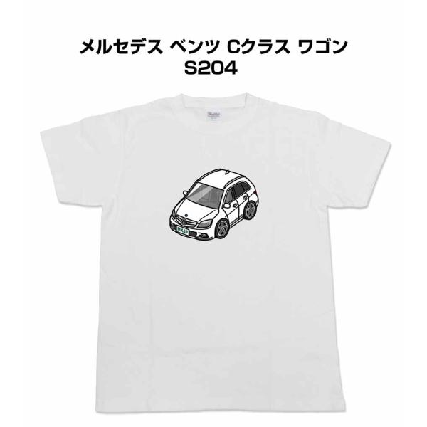 MKJP かわカッコいい Tシャツ 外車 メルセデス Cクラス ワゴン S204 ゆうパケット送料無...