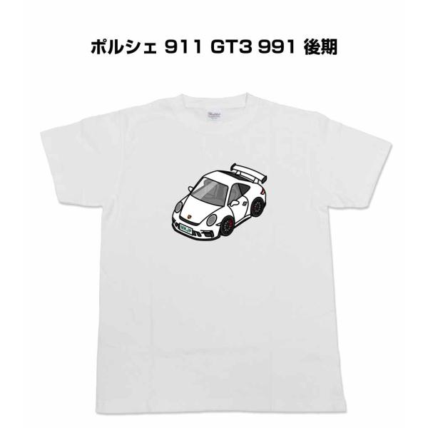 MKJP かわカッコいい Tシャツ 外車 ポルシェ 911 GT3 991 後期 ゆうパケット送料無...
