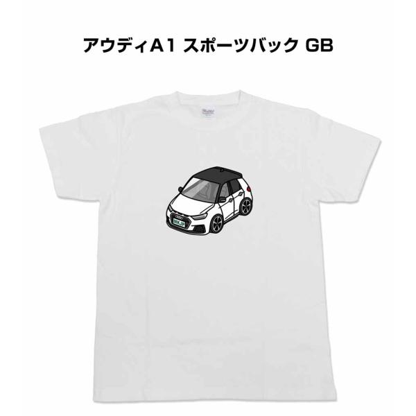 MKJP かわカッコいい Tシャツ 外車 アウディA1 スポーツバック GB  ゆうパケット送料無料