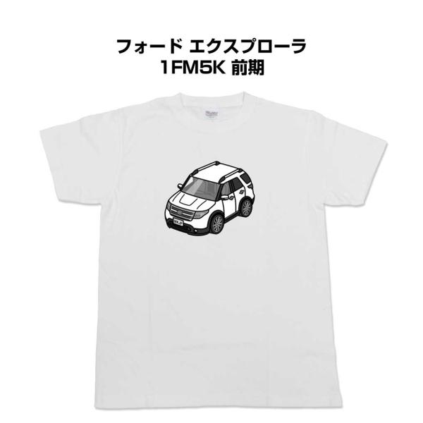 Tシャツ モノクロ シンプル 車好き プレゼント 車 祝い クリスマス 男性 外車 フォード エクス...