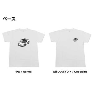 Tシャツ モノクロ シンプル 車好き プレゼン...の詳細画像2