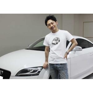 Tシャツ モノクロ シンプル 車好き プレゼン...の詳細画像4