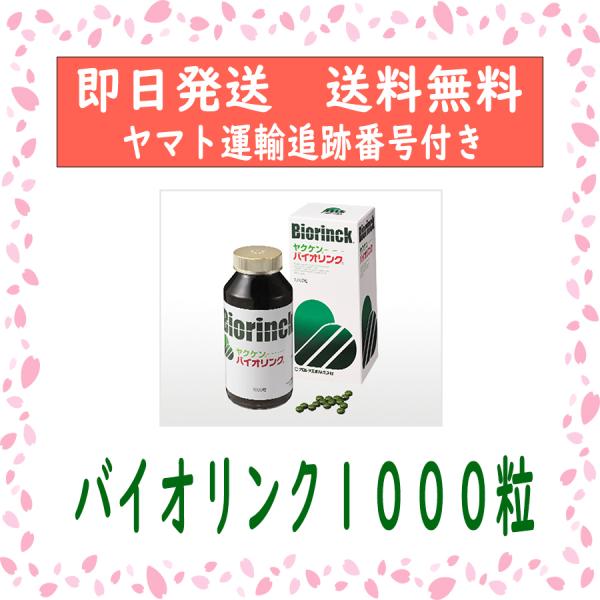 ヤクケン バイオリンク 1000粒　箱無し　送料無料　