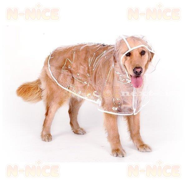 犬用 レインコート フード付き ポンチョ アウトドア レインポンチョ マント型 雨具 レインウェア ...