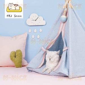 猫 犬 ペットハウス テント ティピー 室内 テ...の商品画像