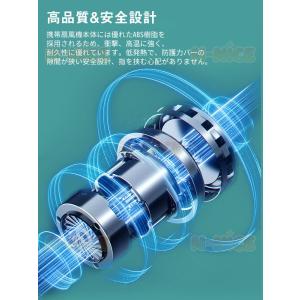 【在庫処分】卓上扇風機 小型 超軽量 USB充...の詳細画像3