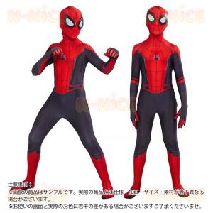 スパイダーマン 子供服 コスプレ ファー フロ...の詳細画像1