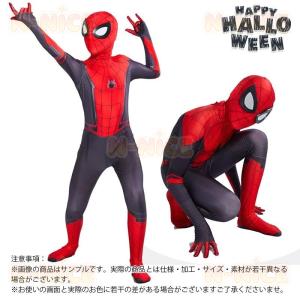 スパイダーマン 子供服 コスプレ ファー フロ...の詳細画像3
