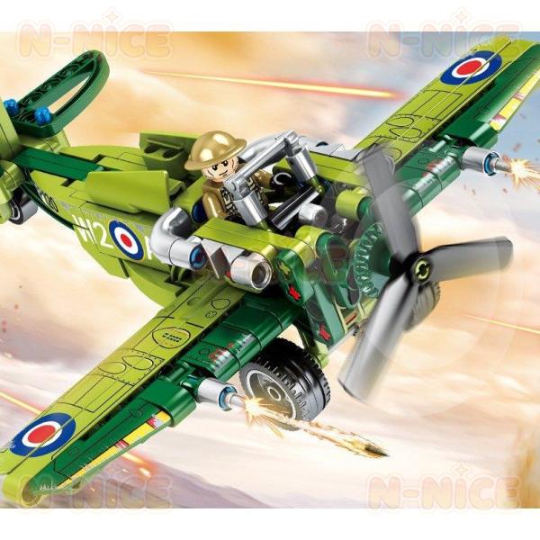 【互換品】ブロック互換 レゴ 互換品 レゴミリタリー F4U コルセア戦闘機 互換品クリスマス プレ...