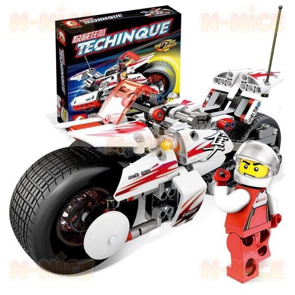 【互換品】ブロック互換 レゴ 互換品 レゴプルバックバイク 隼 クリスマス プレゼント