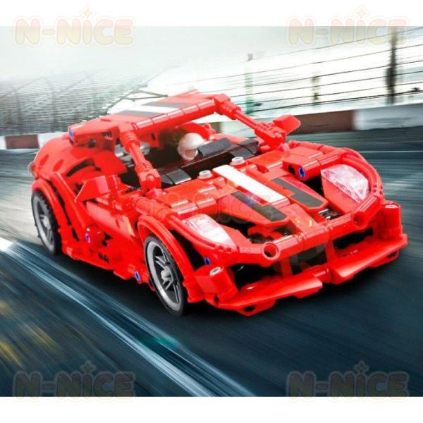 【互換品】ブロック互換 レゴ 互換品 レゴプルバックカー フェラーリ 458 車 クリスマス プレゼ...