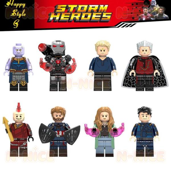 【互換品】ブロック互換 レゴ 互換品 レゴミニフィグ アベンジャーズ 他8体Aセット レゴブロック ...