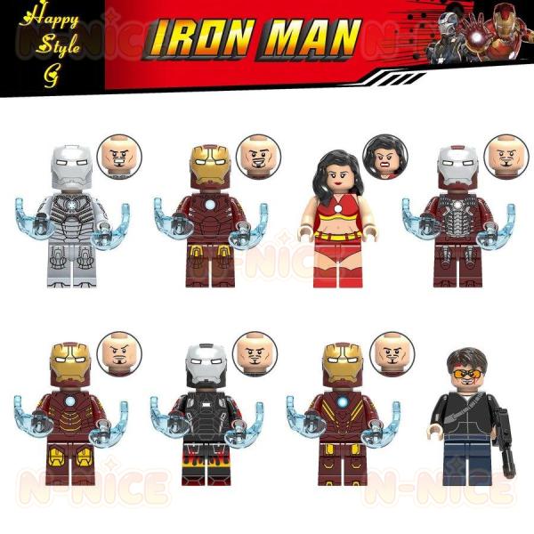 【互換品】ブロック互換 レゴ 互換品 レゴミニフィグ アベンジャーズ 他8体Bセット レゴブロック ...