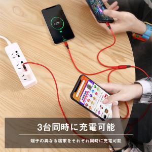 【先着20名限定299円】充電ケーブル3in1...の詳細画像5
