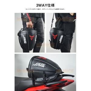 シートバッグ バイク用 ヘルメットバッグ 防水...の詳細画像2