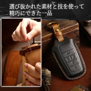 キーケース シエンタ キーカバー 革 トヨタ ...の詳細画像3