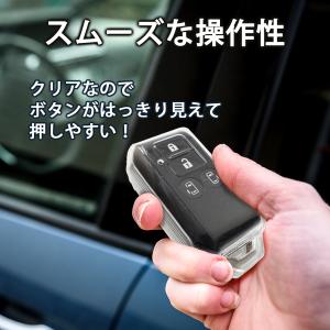 スマート キーケース カバー クリア スズキ ...の詳細画像2